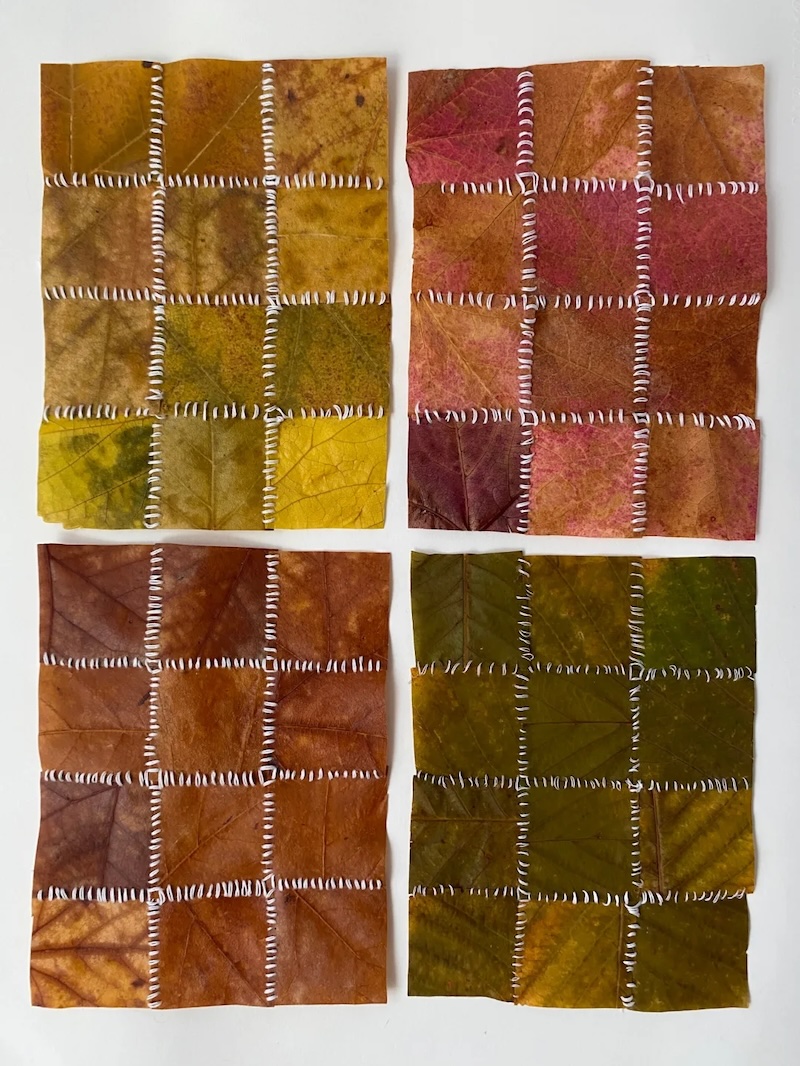 Handmade Leaf Dress by Amanda Meyer