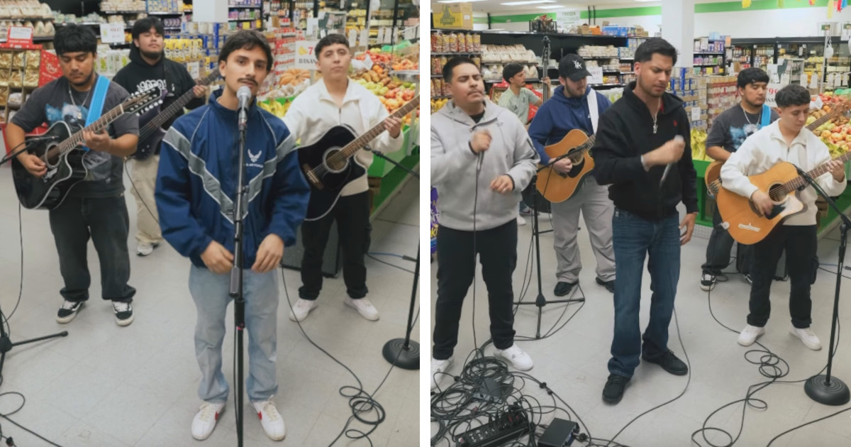 Grocery Store Allows Local Latino Musicians To Perform on a “Tiny Desk Concert”-Style Stage