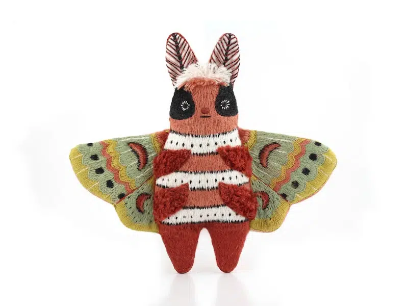 Moth Embroidery Kit by Kiriki Press