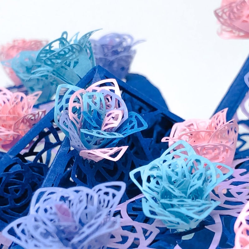 Paper Cranes by Naofumi Hama