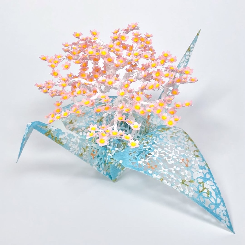 Paper Cranes by Naofumi Hama