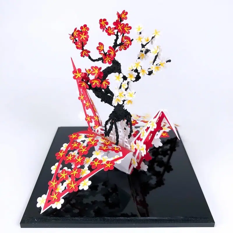 Paper Cranes by Naofumi Hama