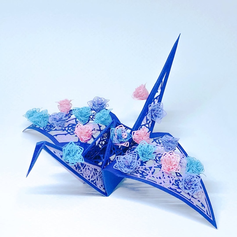 Paper Cranes by Naofumi Hama