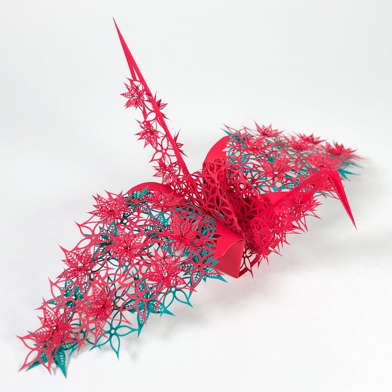 Paper Cranes by Naofumi Hama