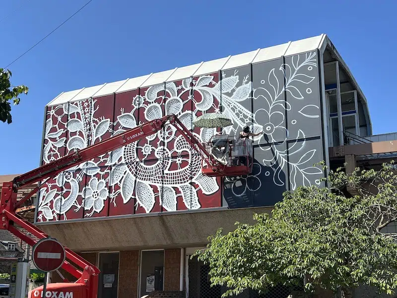 Lace Mural by Nespoon