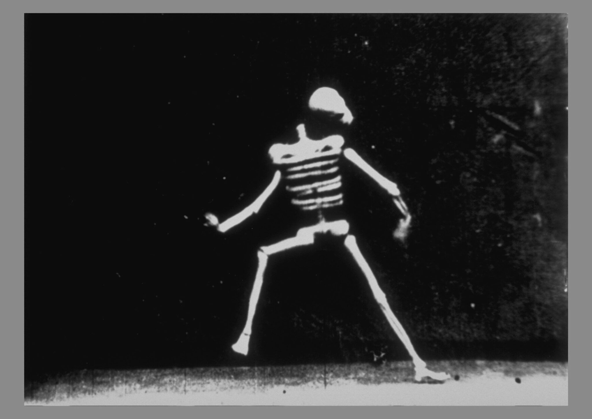 Louis and Auguste Lumi&egrave;re, &ldquo;Film Lumi&egrave;re no. 831, Le Squelette Joyeux,&rdquo; 1897. HD video, black and white/silent
