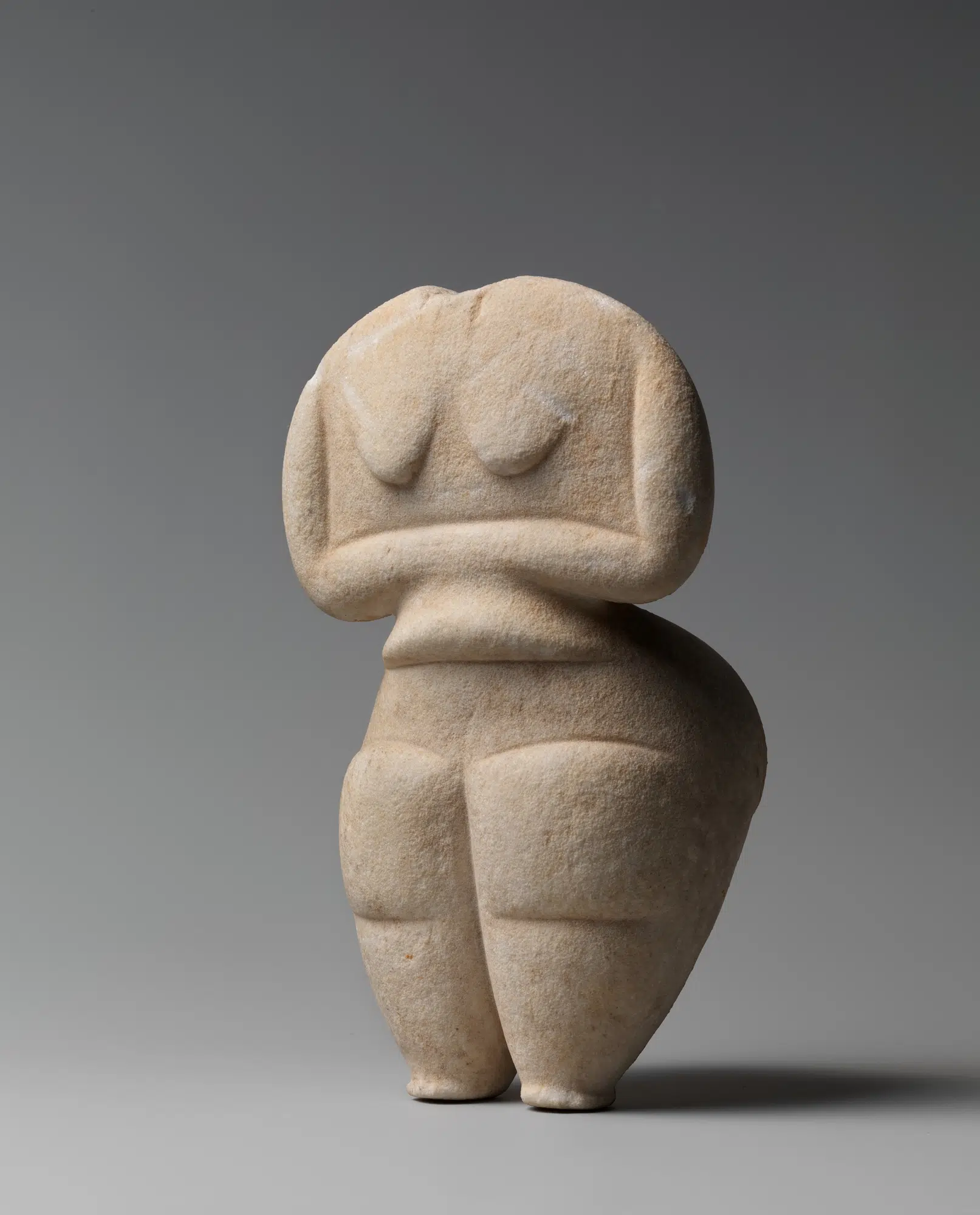 Marble female figure, Cycladic, 4500&ndash;4000 BCE