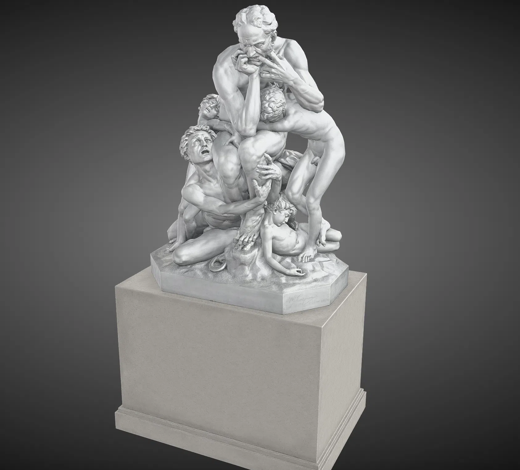 3D scan of &ldquo;Ugolino and His Sons&rdquo;