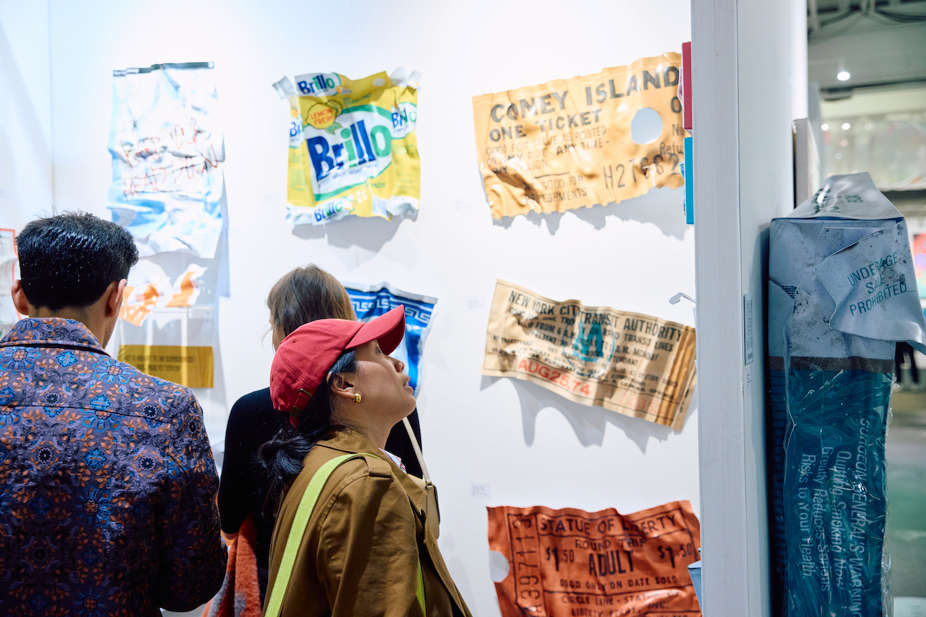 Installation view of the fall edition of the Other Art Fair in Brooklyn, November 2025