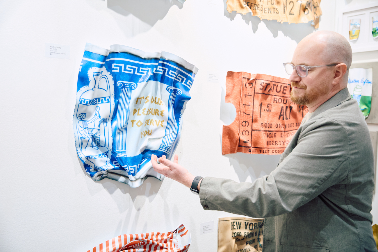 Installation view of the fall edition of the Other Art Fair in Brooklyn, November 2025