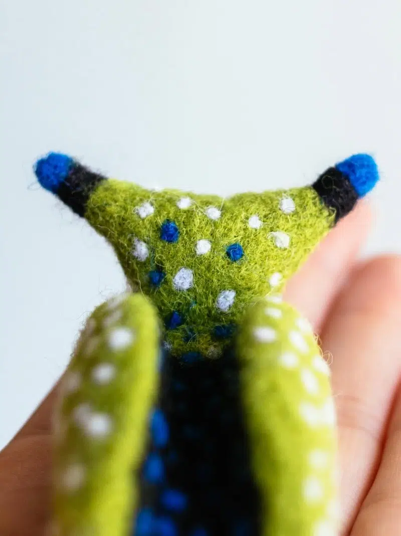 Felted Sea Slugs by Arina Borevich