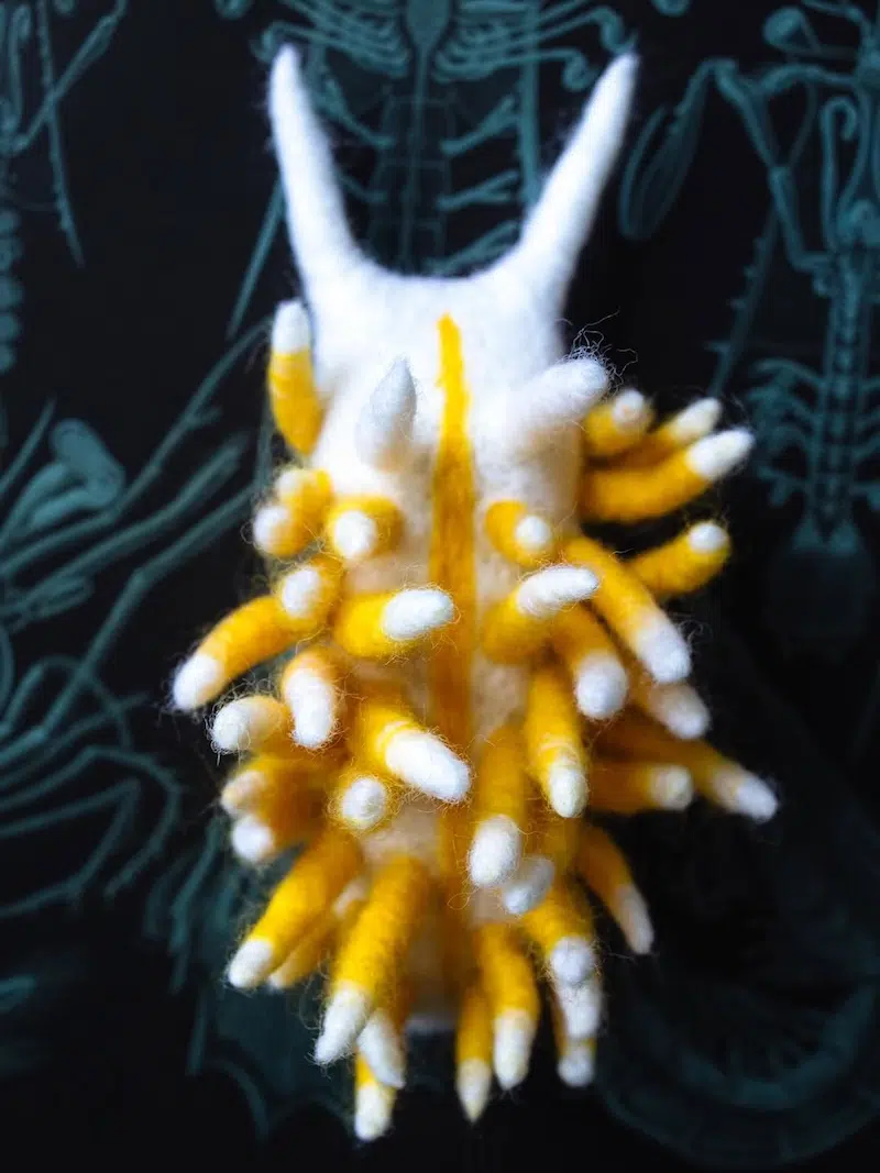 Felted Sea Slugs by Arina Borevich