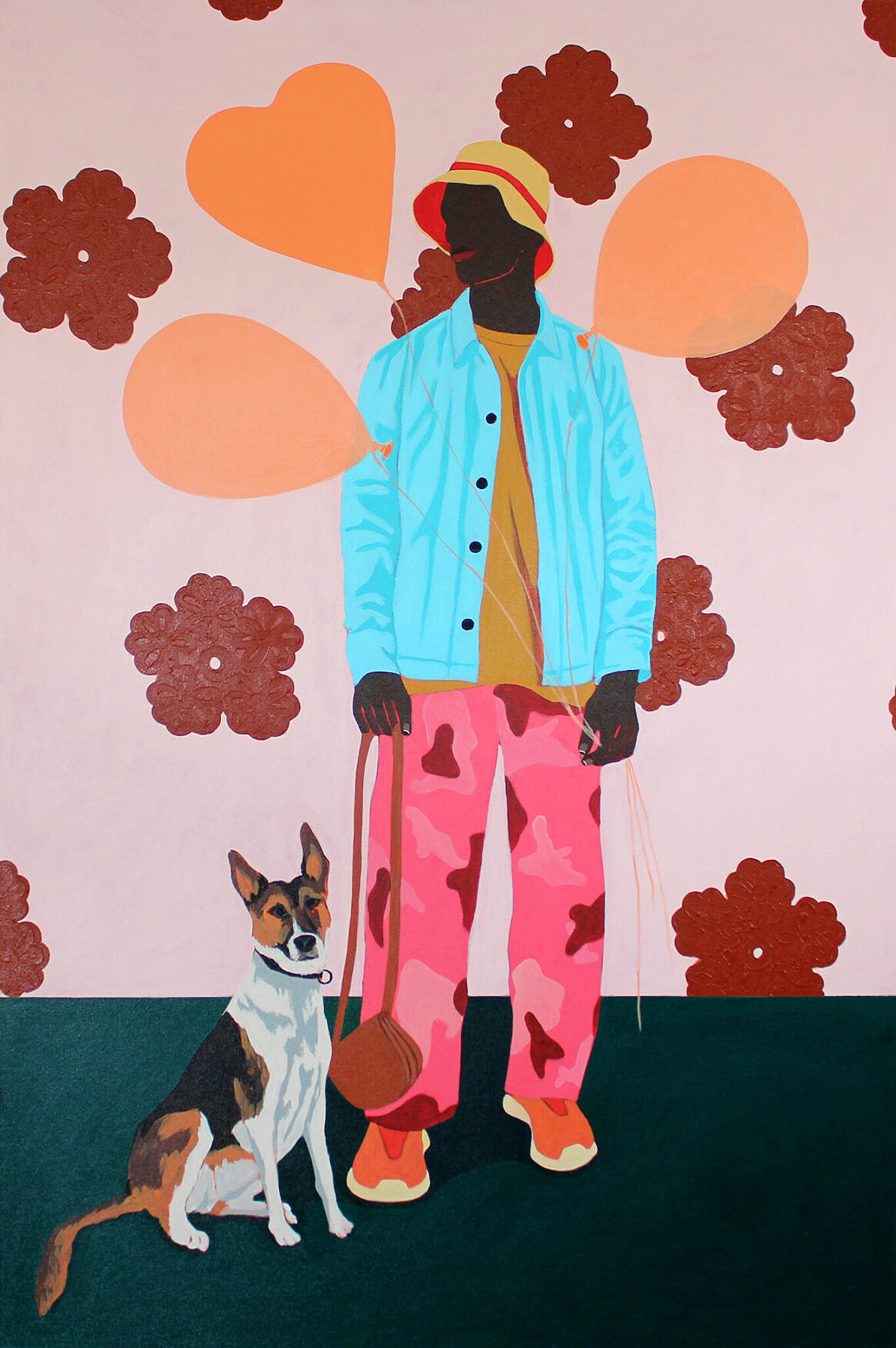 Tafadzwe Masudi, &ldquo;Murindi the Guard,&rdquo; 2022. Acrylic on canvas