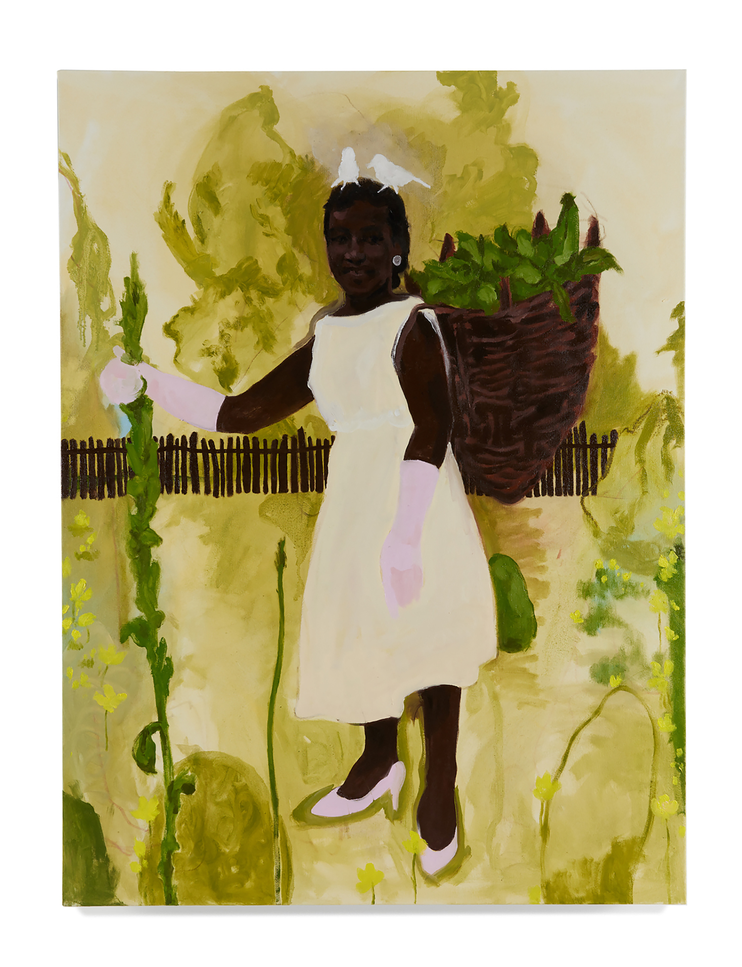 Tuere Nicole, &ldquo;Sundays Best,&rdquo; 2025. Oil on canvas