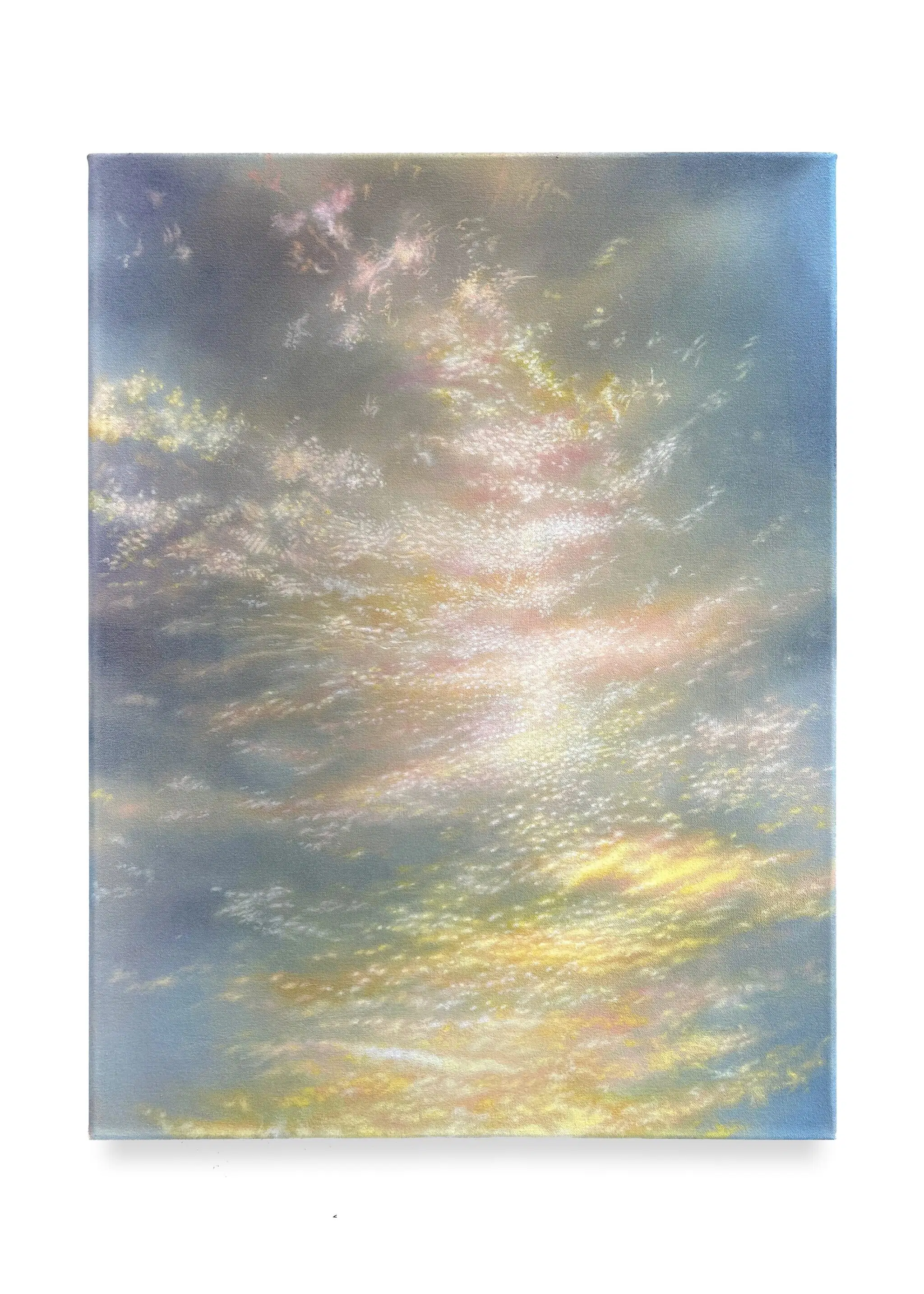 Chris Cortez, &ldquo;Illuminame,&rdquo; 2025. Oil on canvas. (Courtesy of the artist and BolsterArts)