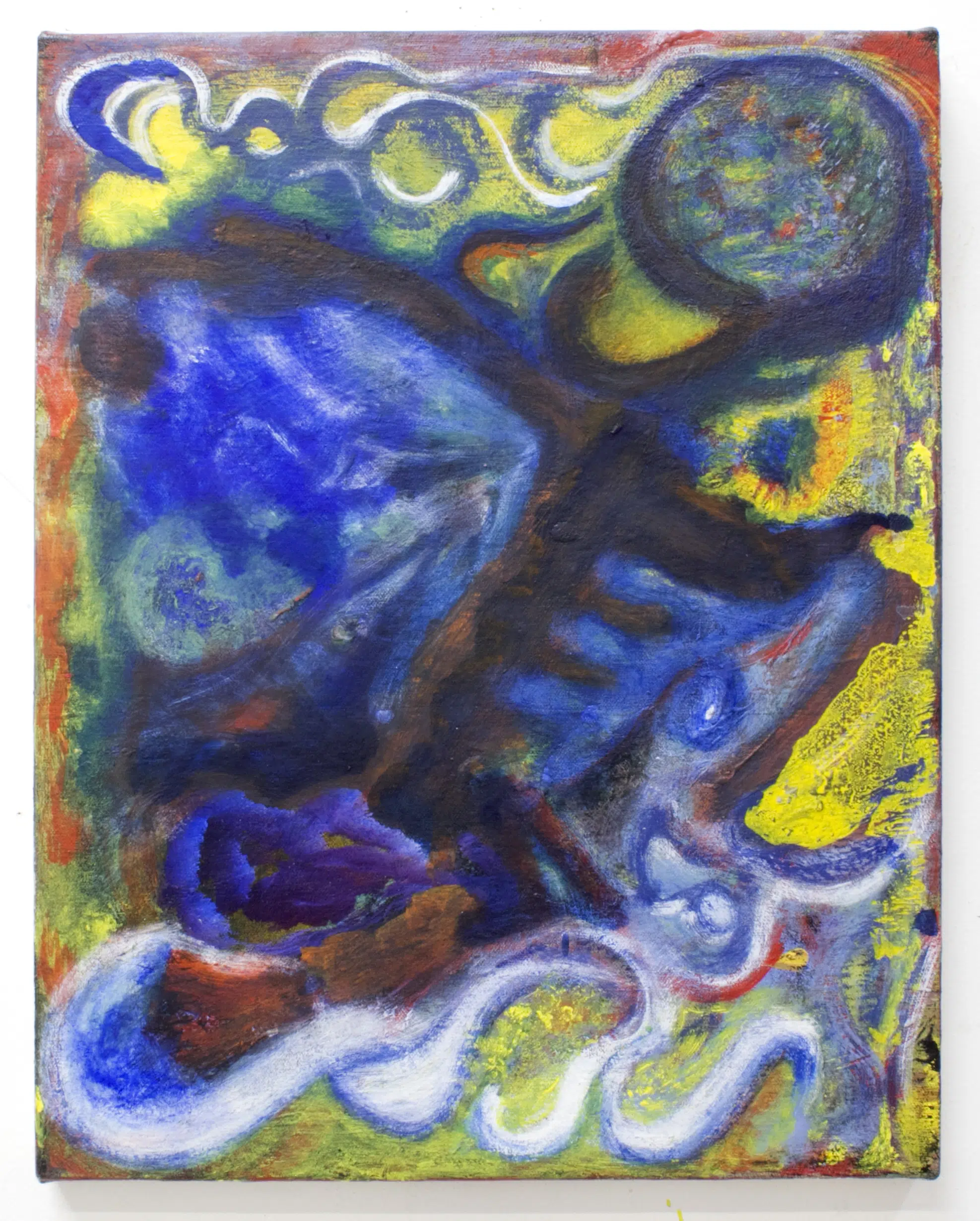 David McDonough, &ldquo;Slow Growth,&rdquo; 2025. Acrylic on wood panel. (Courtesy of the artist and Good Naked Gallery)