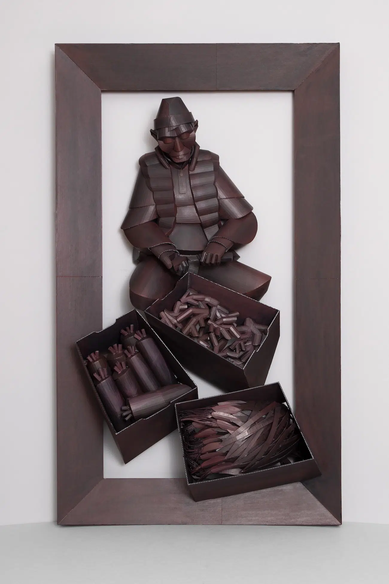 Cardboard Sculptures by Warren King