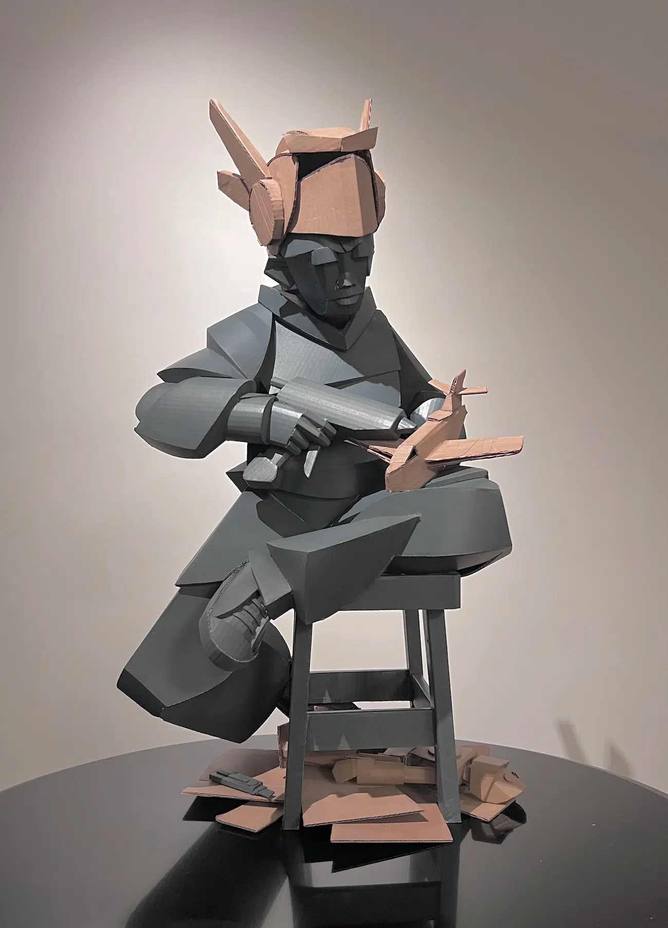 Cardboard Sculptures by Warren King