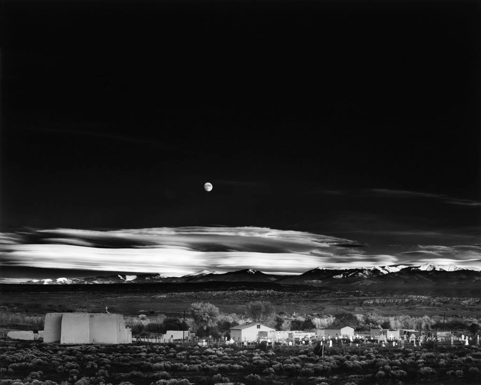 Ansel Adams, &ldquo;Moonrise, Hernandez, New Mexico,&rdquo; 1941 / c. 1960s