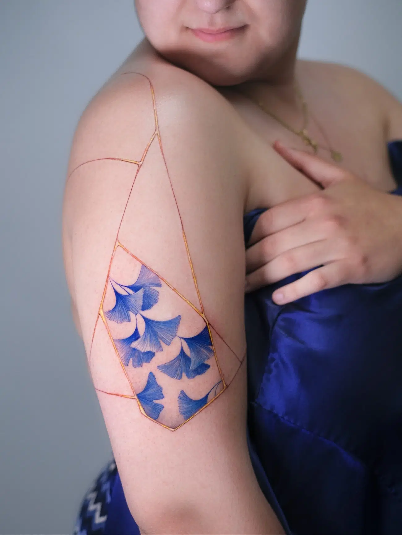 Kintsugi Tattoos by Antonio Sangre Blue