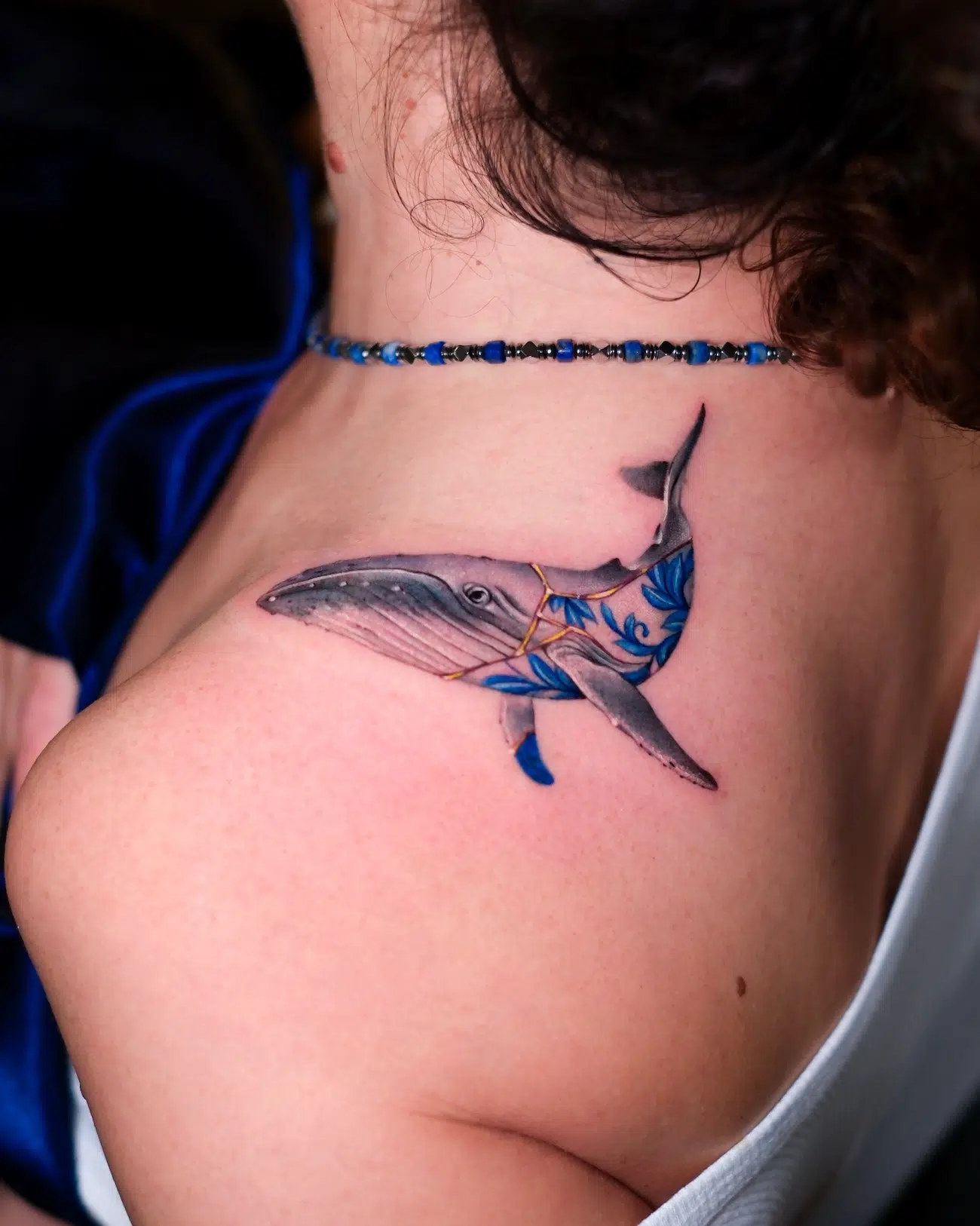 Kintsugi Tattoos by Antonio Sangre Blue