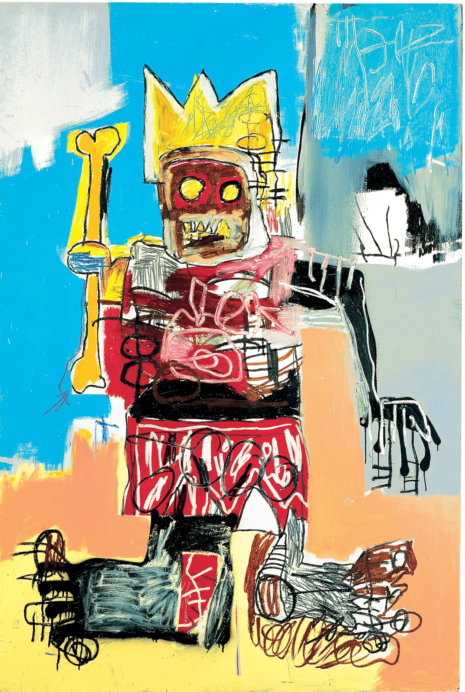 Artwork by Basquiat. (Courtesy Colour Themes)