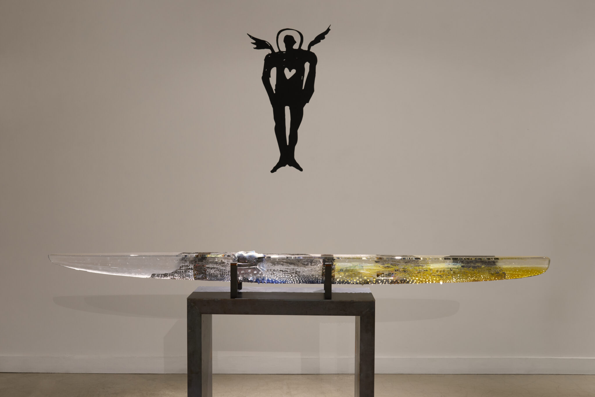 Installation view of &ldquo;Starman: Sixty Years of Exploring Glass Art&rdquo; at Robert Lehman Gallery at Urban Glass in Brooklyn, NY.