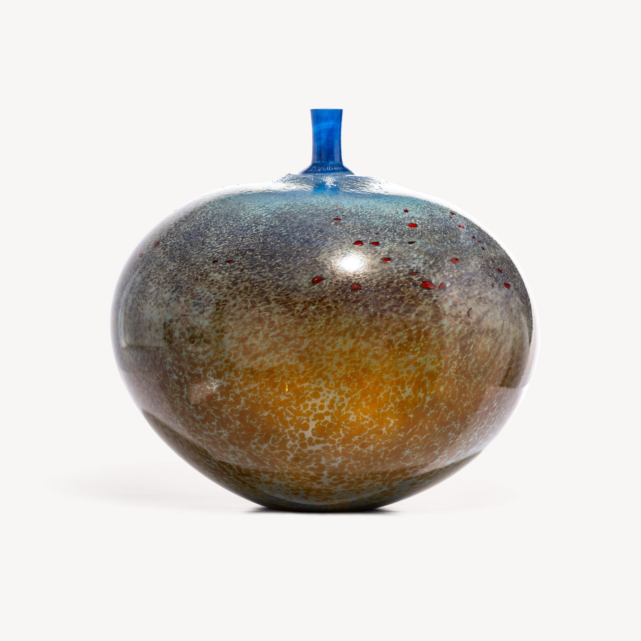 Experimental glass sculpture by Swedish artist Bertil Vallien