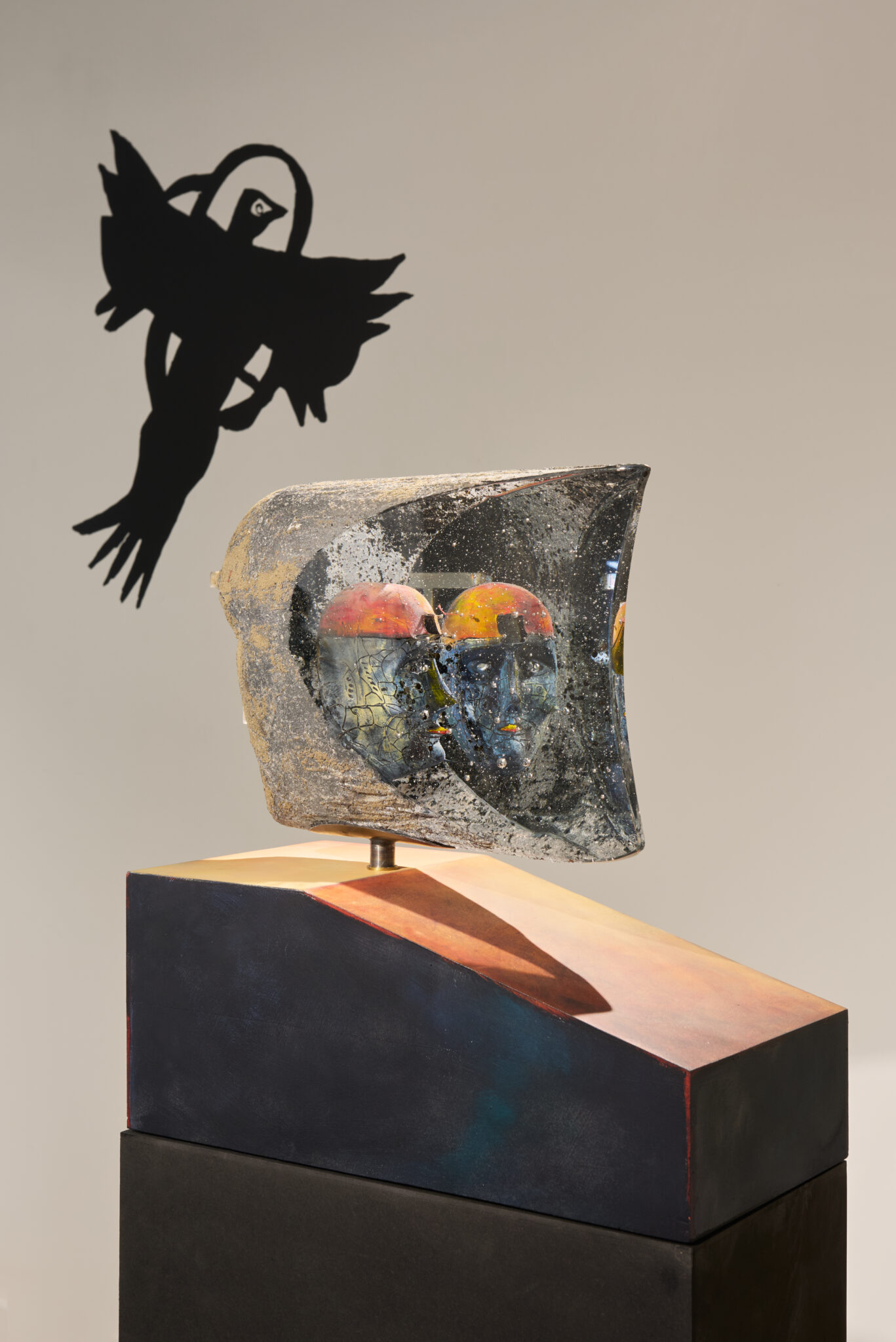 Installation view of &ldquo;Starman: Sixty Years of Exploring Glass Art&rdquo; at Robert Lehman Gallery at Urban Glass in Brooklyn, NY.