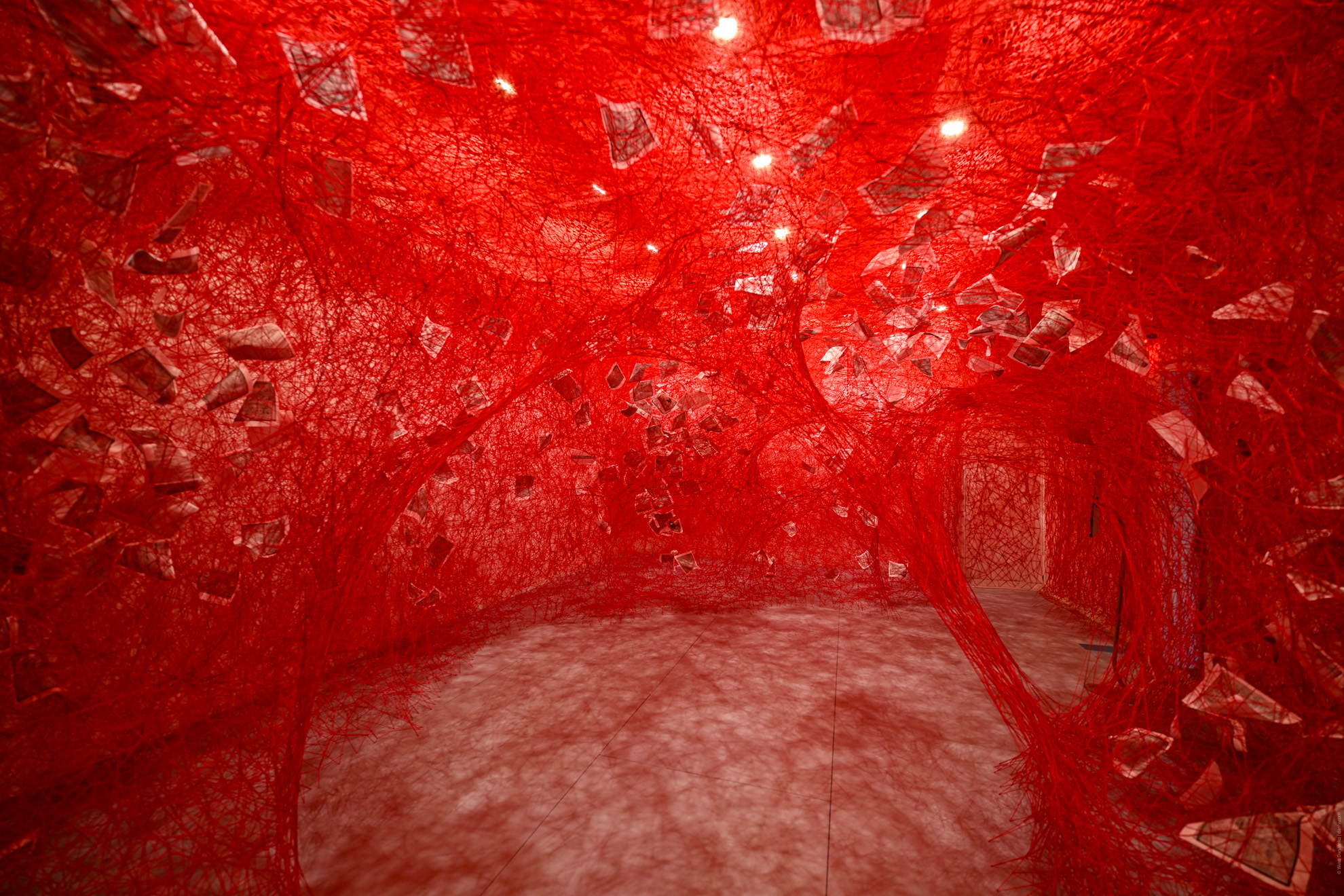 Installation view of &ldquo;Two Home Countries&rdquo; at Japan Society Gallery in New York, 2025