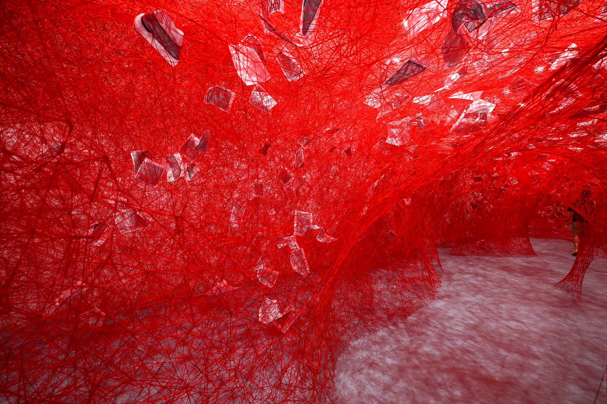 Installation view of &ldquo;Two Home Countries&rdquo; at Japan Society Gallery in New York, 2025