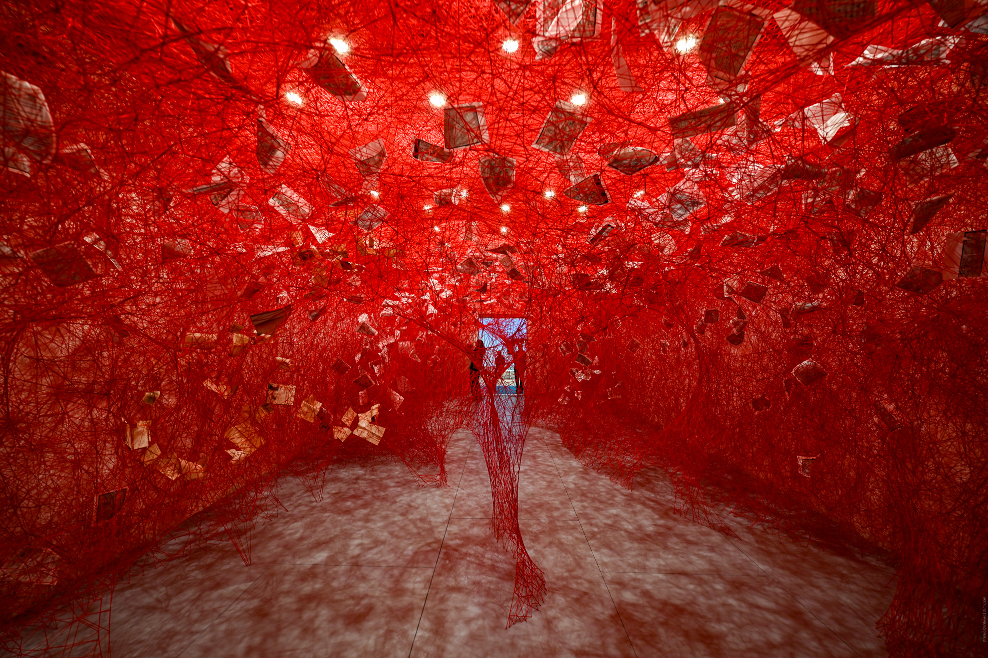 Installation view of &ldquo;Two Home Countries&rdquo; at Japan Society Gallery in New York, 2025