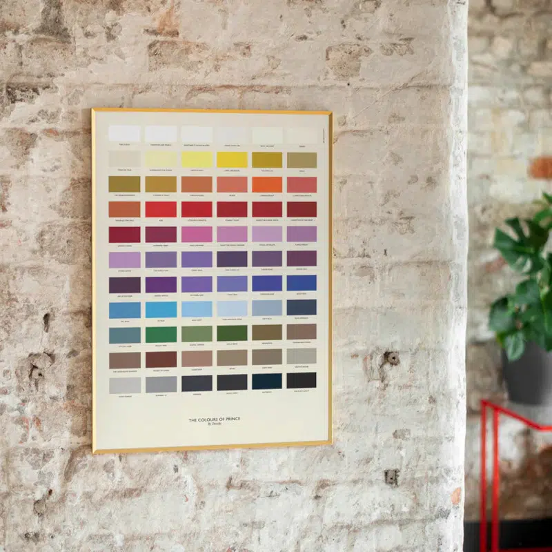 Colors of Prince poster by Dorothy