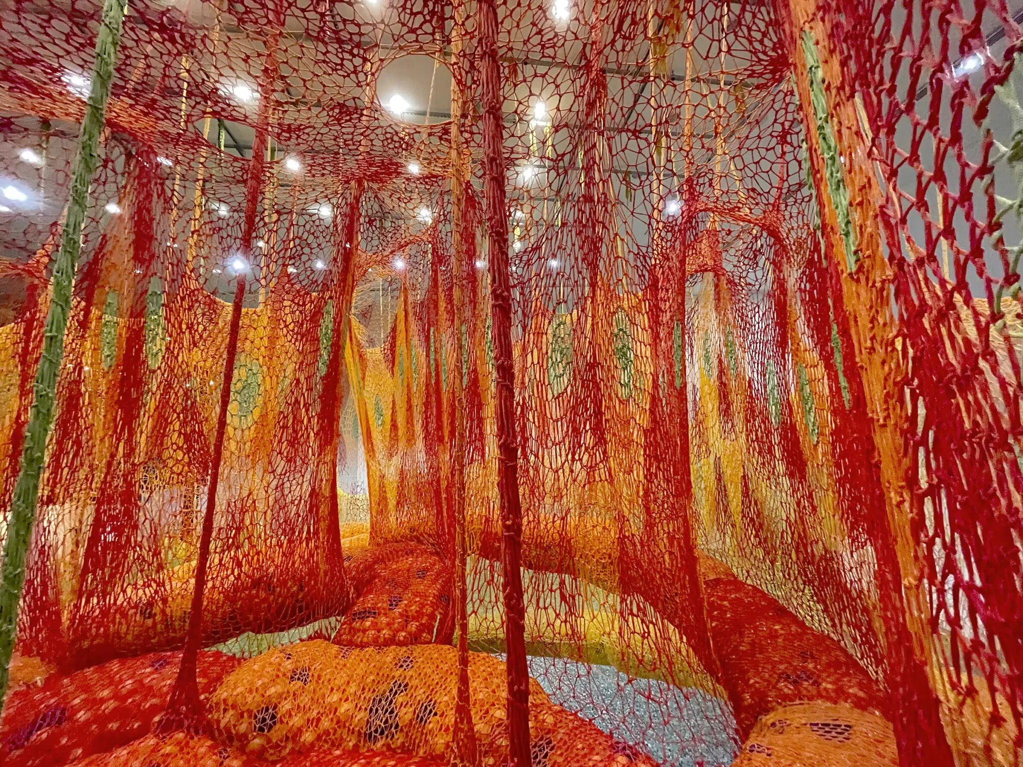 Installation view of “SunForceOceanLife” at the Museum of Fine Art, Houston, in 2020