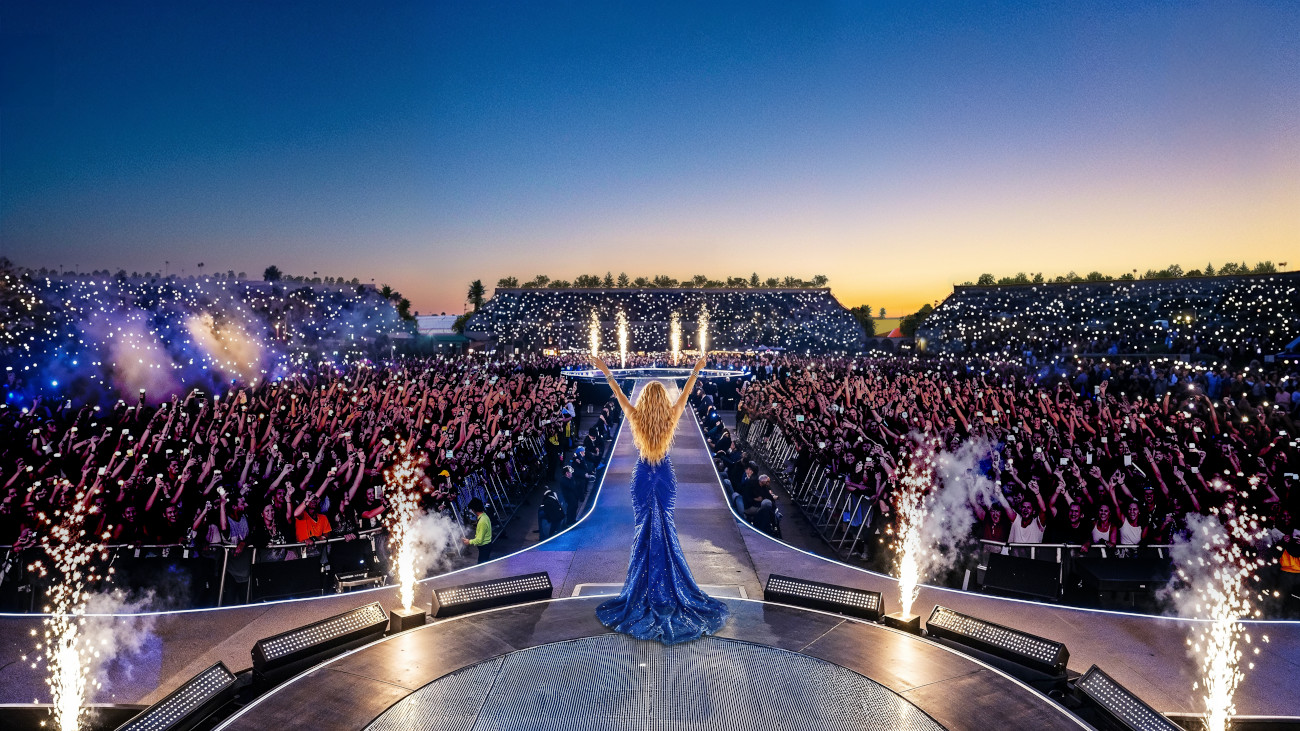 Renderings for the Shakira Stadium project in Madrid, 2026