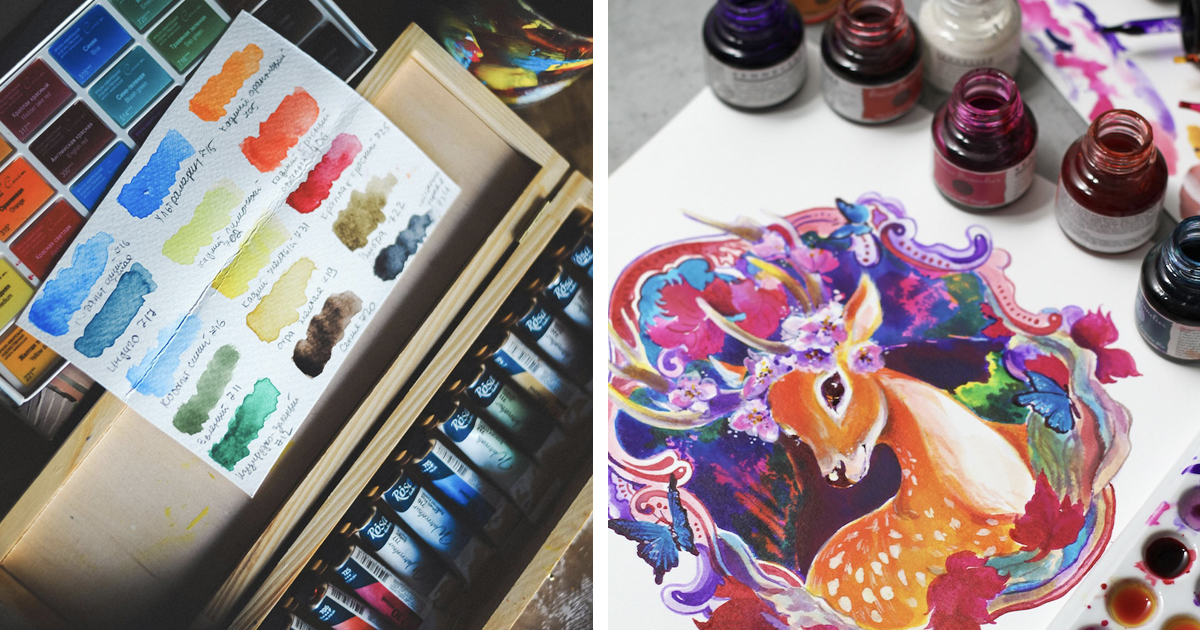 Exploring the Differences Between Ink and Watercolor: What’s Right for You?