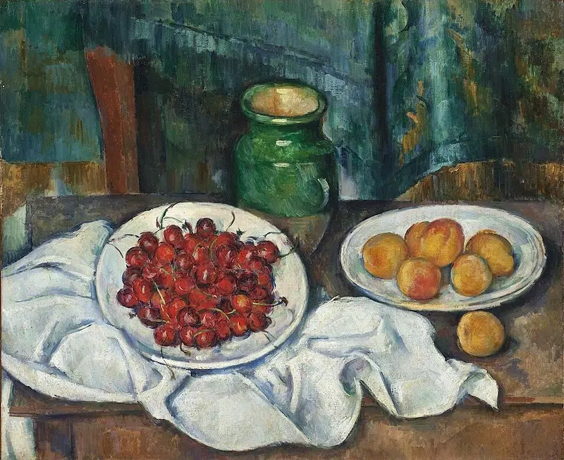 "Still Life With Cherries And Peaches," Paul C&eacute;zanne. 