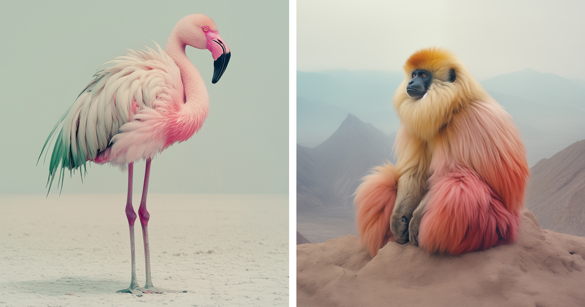 Artist Uses AI to Reimagine His Older Work as the Ingredients for a New Series of Animal Art (3 minute read)