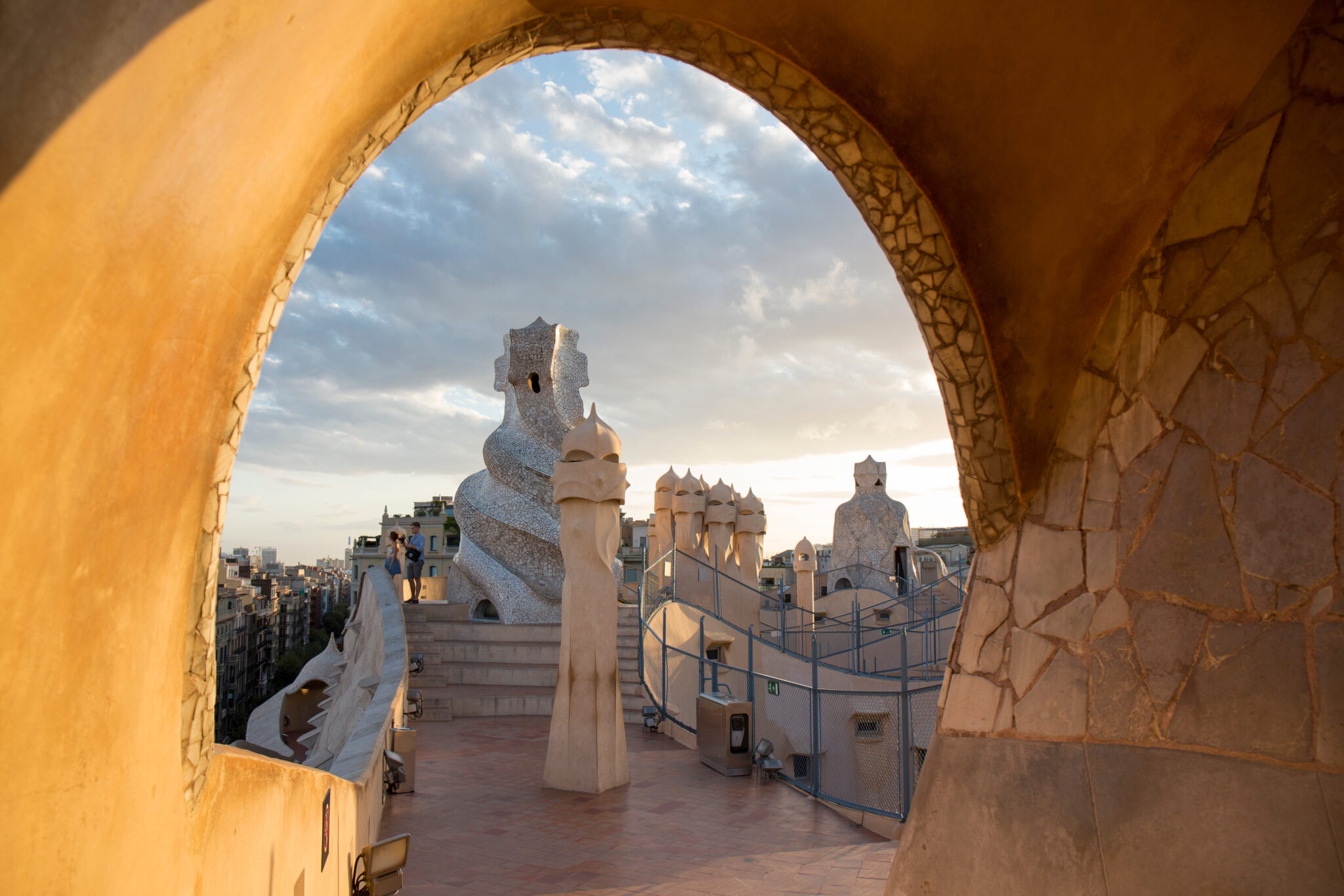 Details of Casa Mila aka La Pedrera in Barcelona