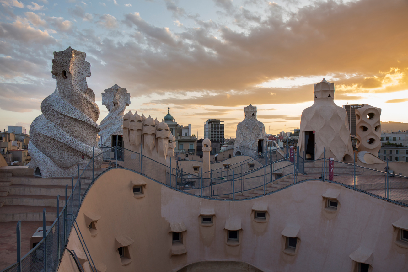 Details of Casa Mila aka La Pedrera in Barcelona