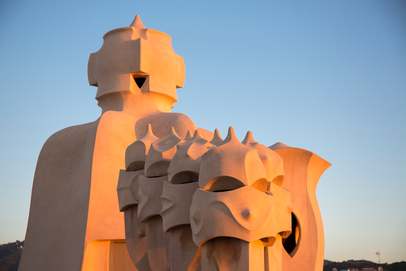 Details of Casa Mila aka La Pedrera in Barcelona