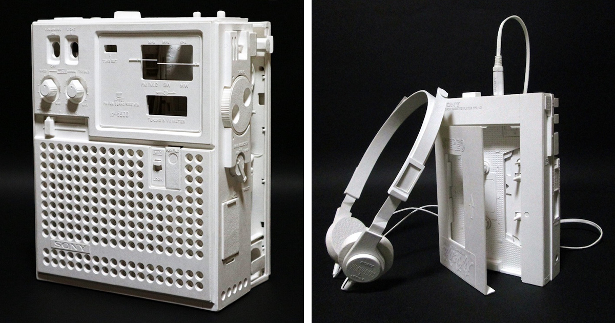 Paper Sculptor Engineers 1:1 Scale Replicas of Retro Devices With Lifelike Precision