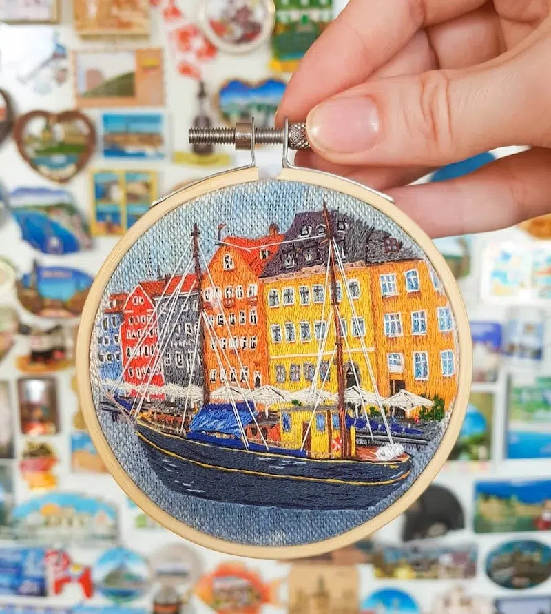Embroider Your Travel Memories With Maria Zamyatina