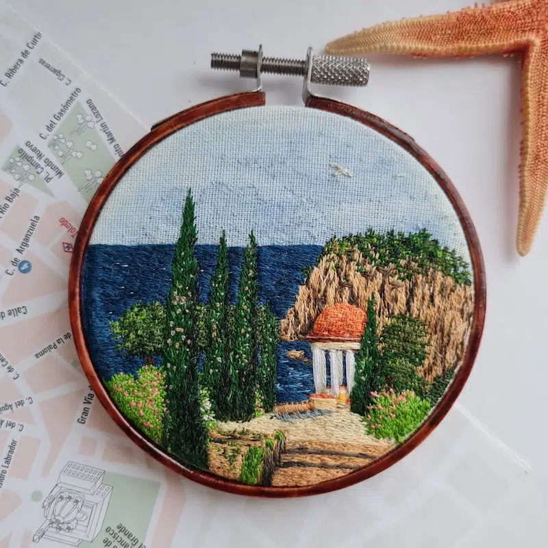 Embroider Your Travel Memories With Maria Zamyatina