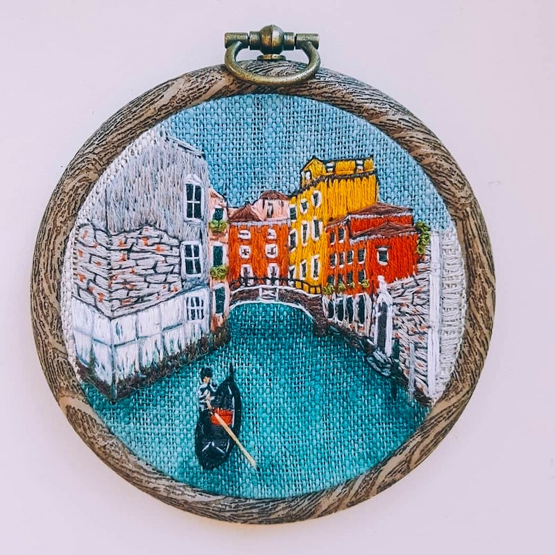 Embroider Your Travel Memories With Maria Zamyatina
