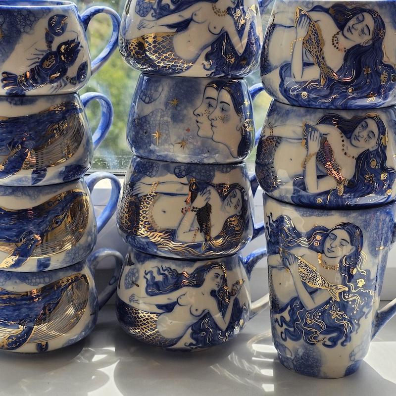 Mermaid Ceramics by Osoka Lulia