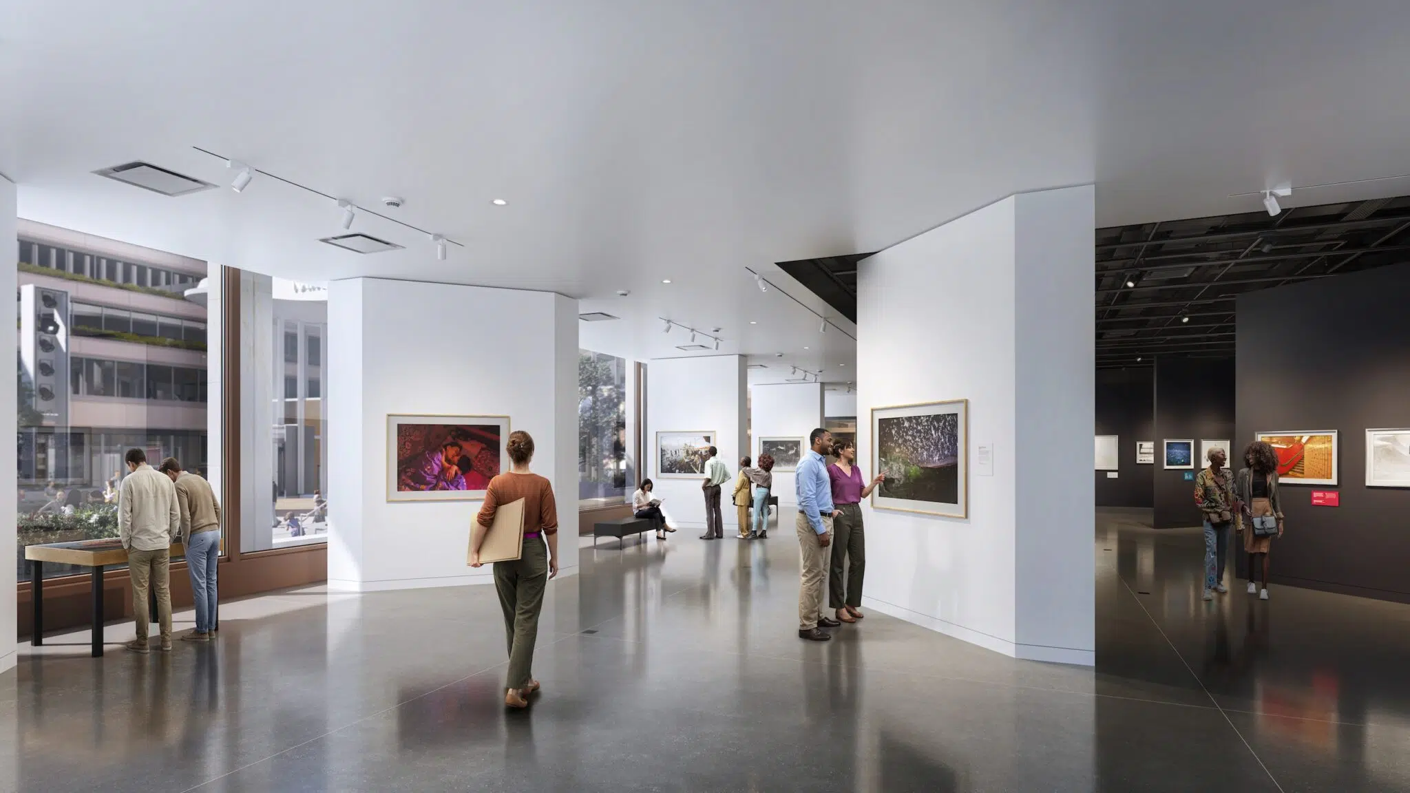 Rendering of the museum&rsquo;s Photo Gallery.