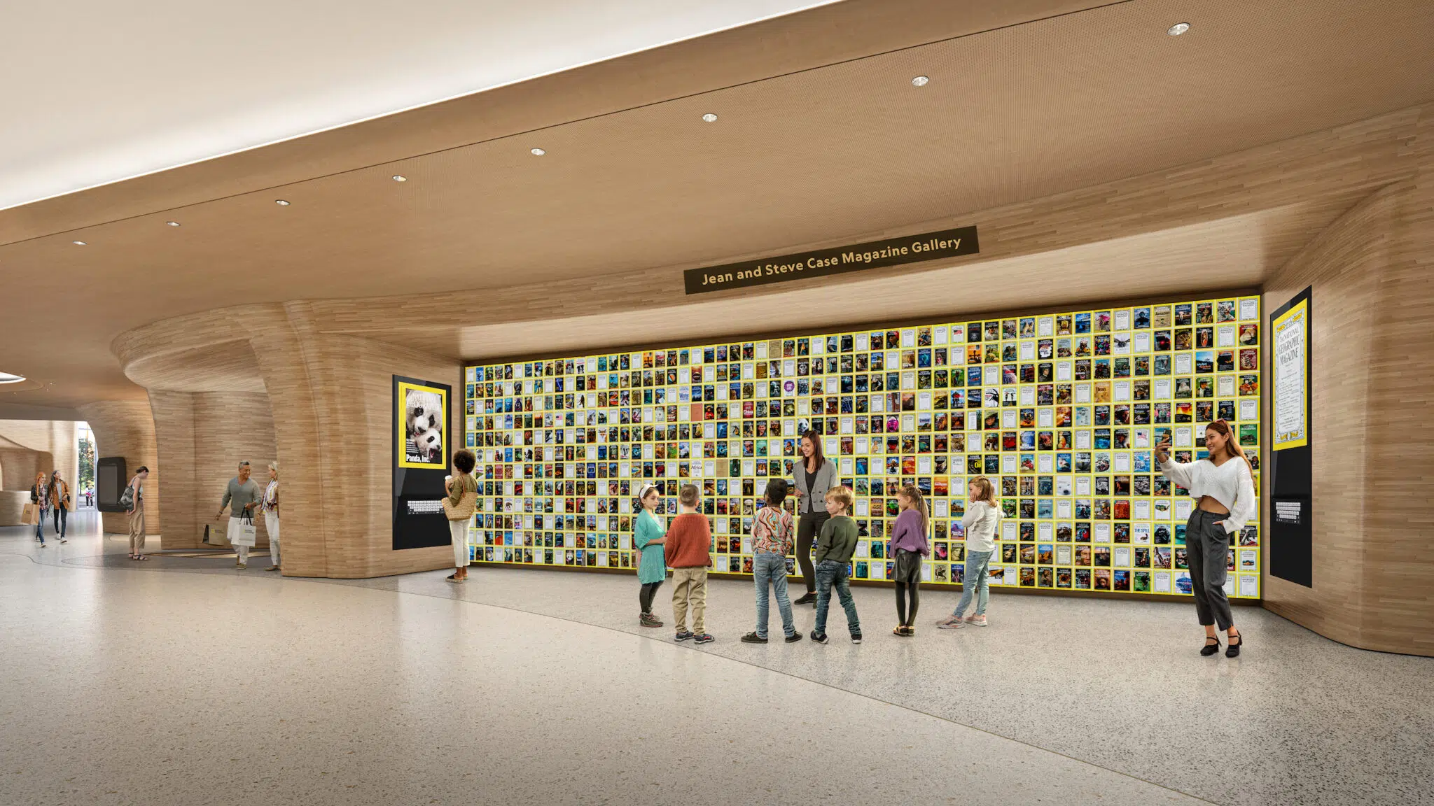 Rendering of the museum&rsquo;s Magazine Gallery.
