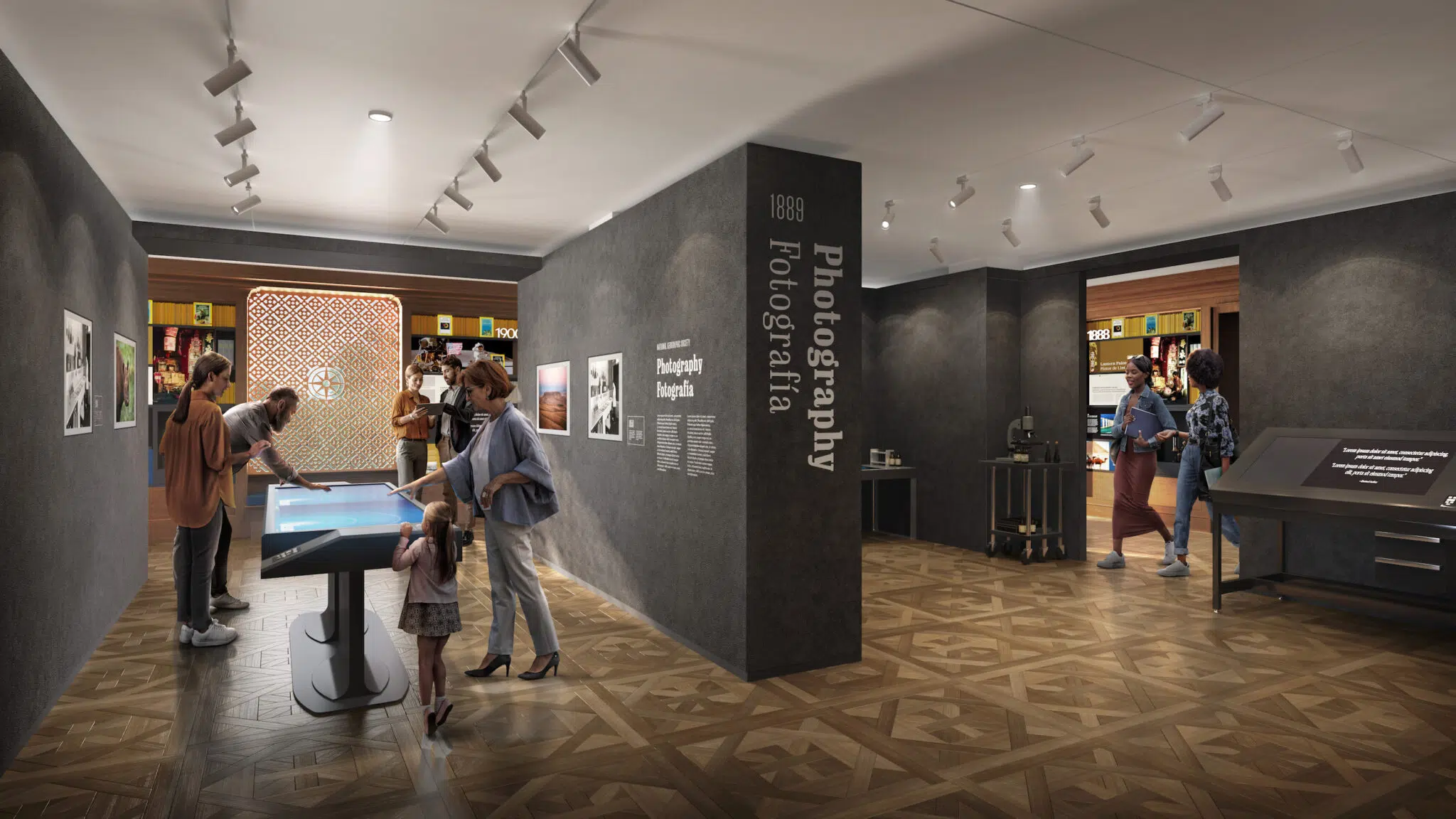 Rendering of the museum&rsquo;s archives section.