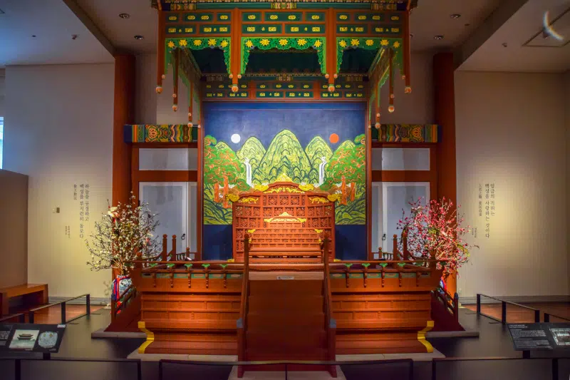Interior of the National Museum of Korea
